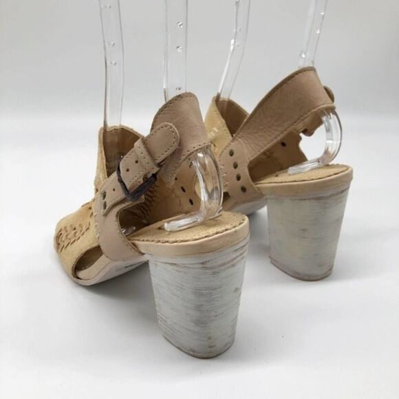 NAUGHTY MONKEY Montana Joe Suede Heeled Sandals  - Picture 6 of 7